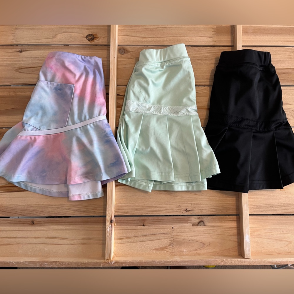 Kids Colorful Skort Set